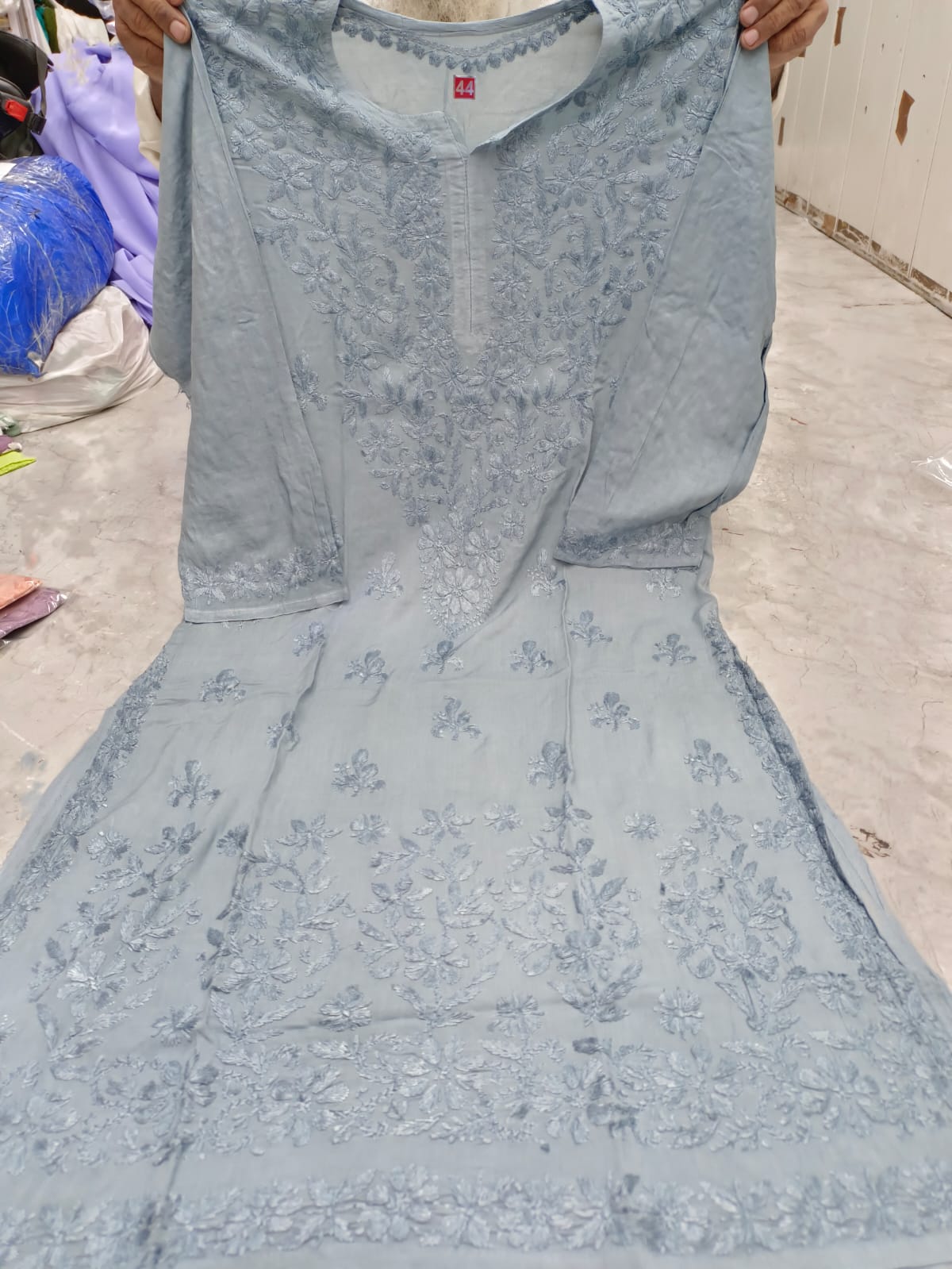 Modal kurti tone to tone work