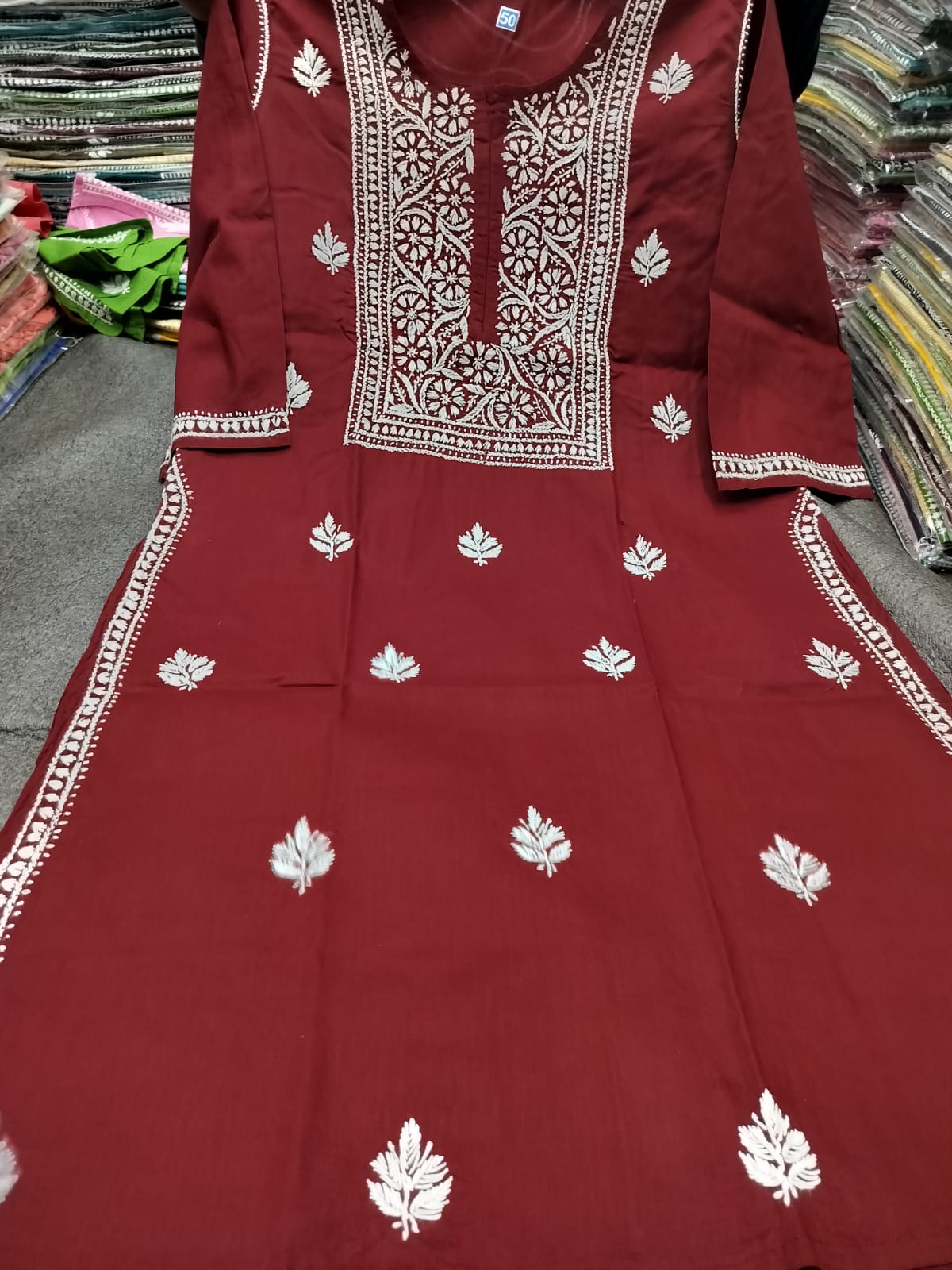 Plus size cotton kurta