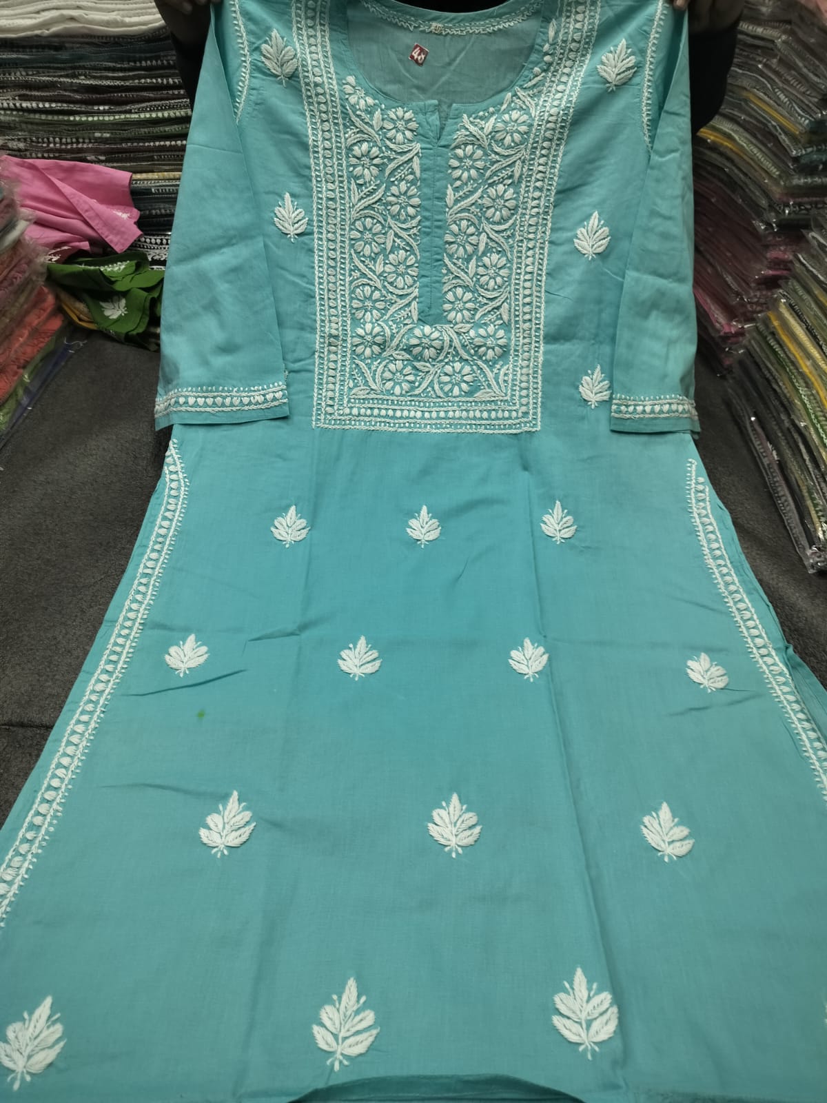 Plus size cotton kurta