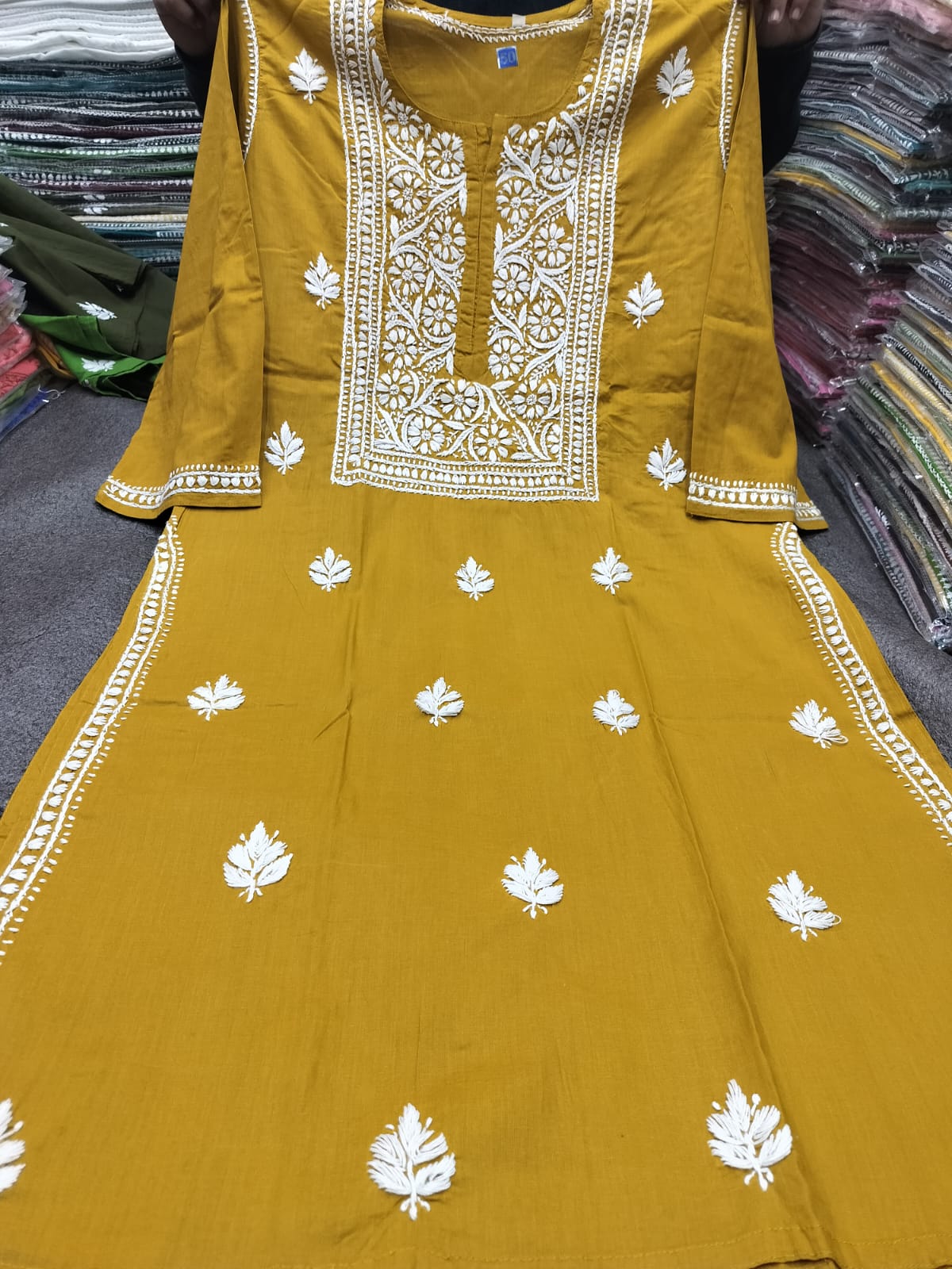 Plus size cotton kurta