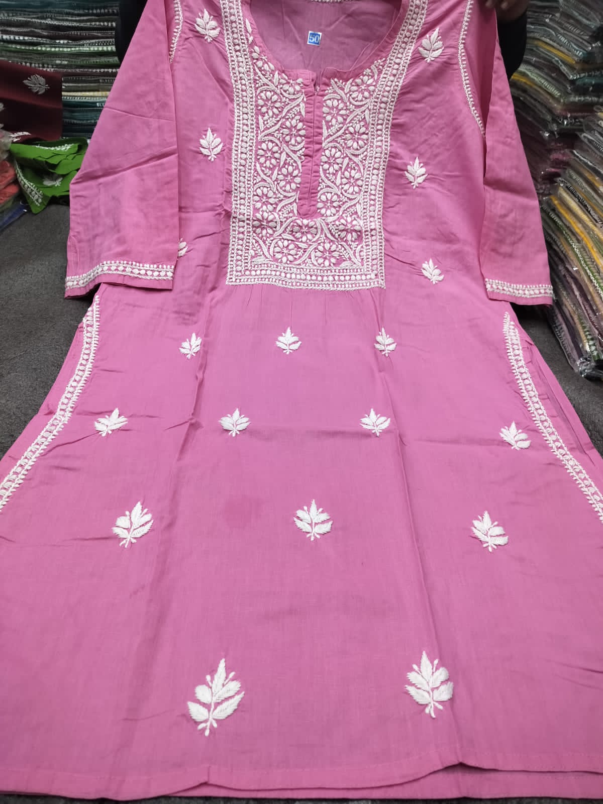 Plus size cotton kurta