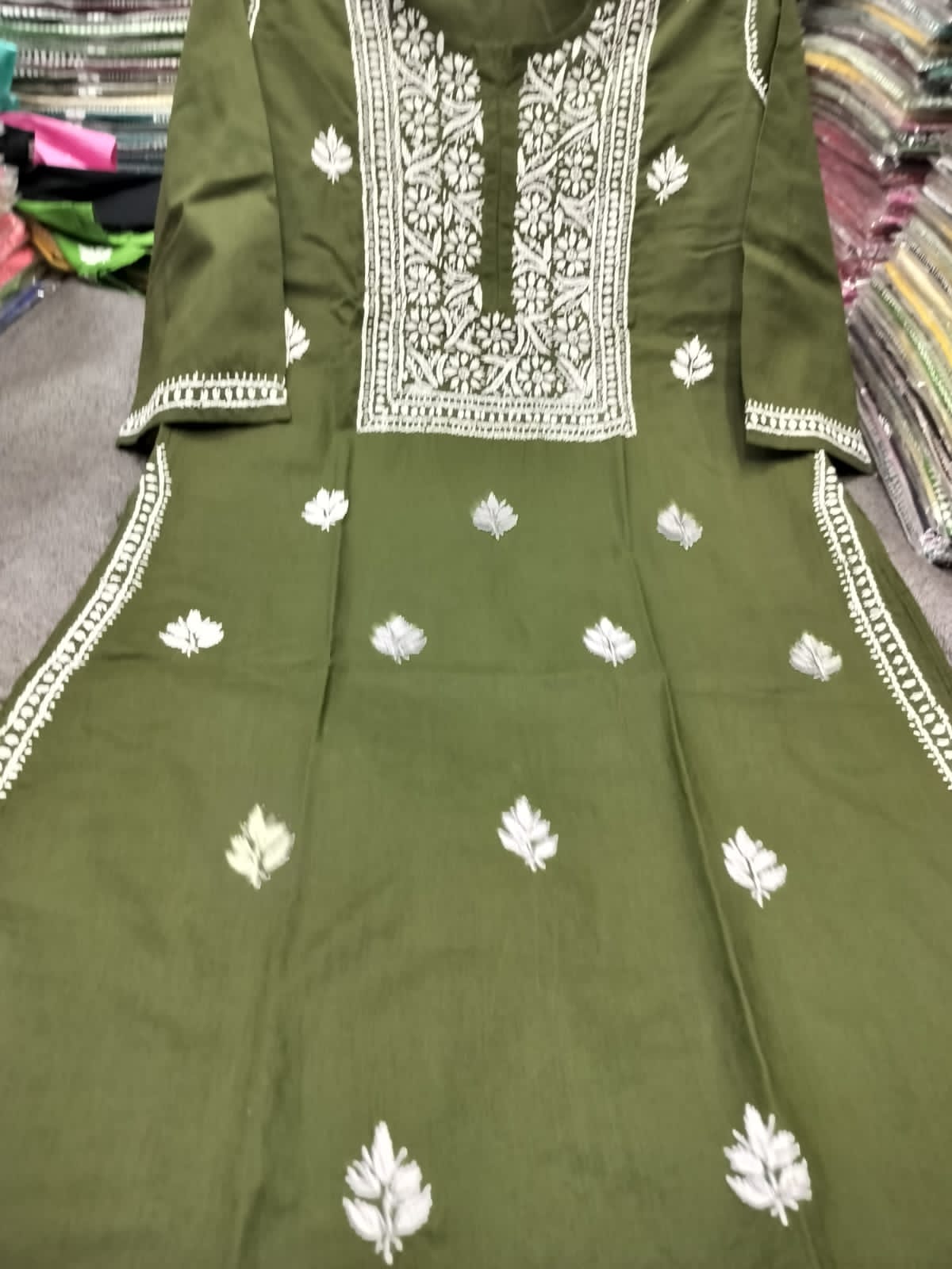 Plus size cotton kurta