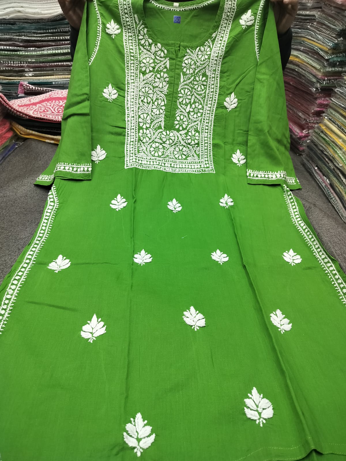 Plus size cotton kurta