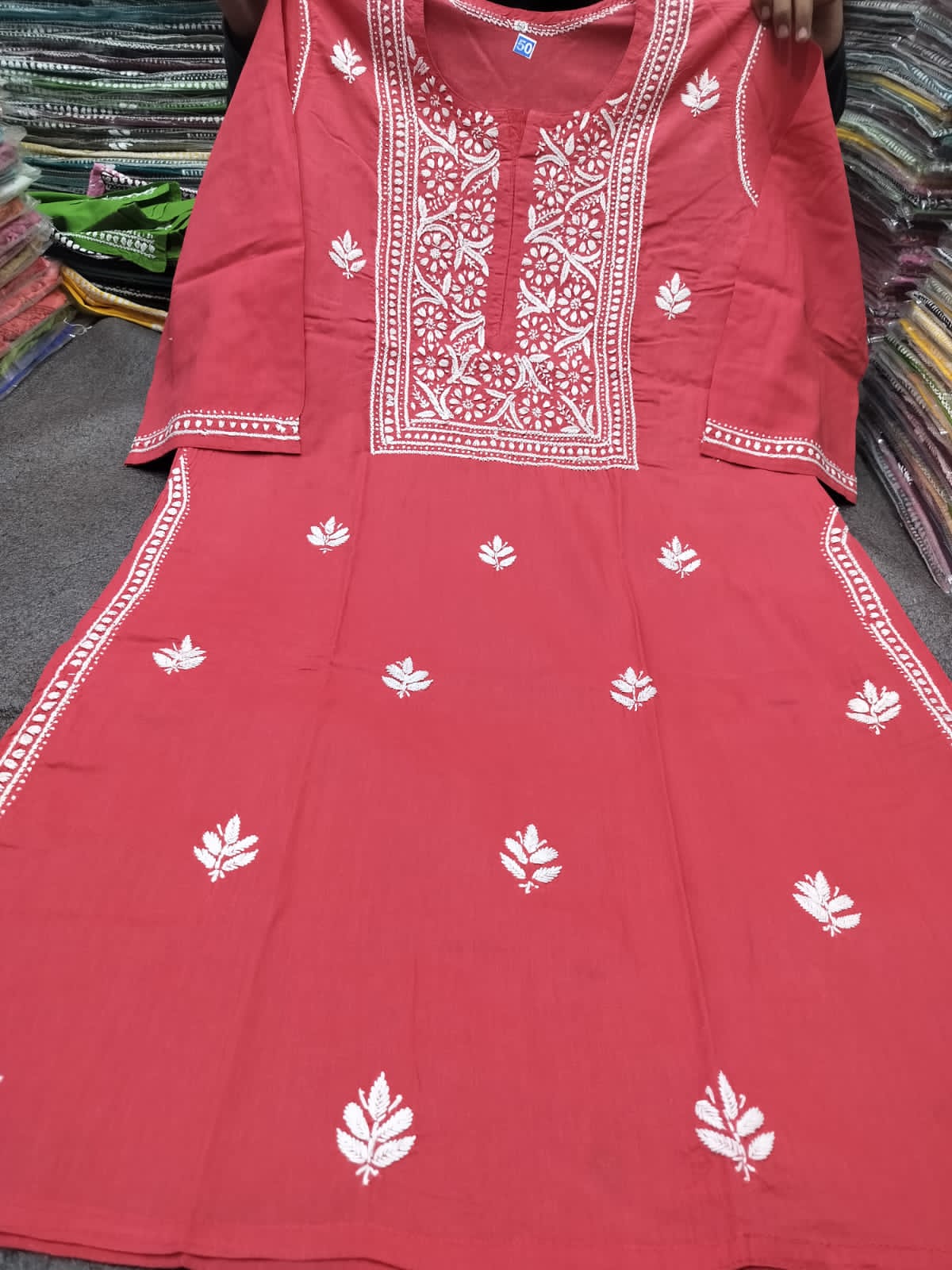 Plus size cotton kurta