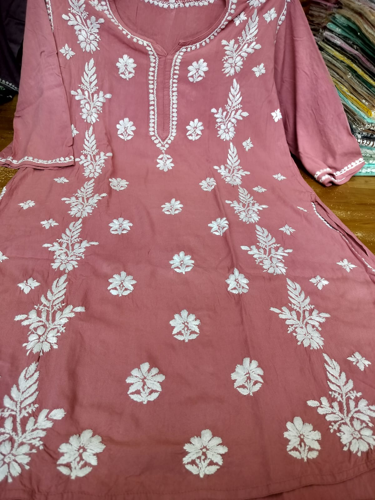 Plus size rayon kurta