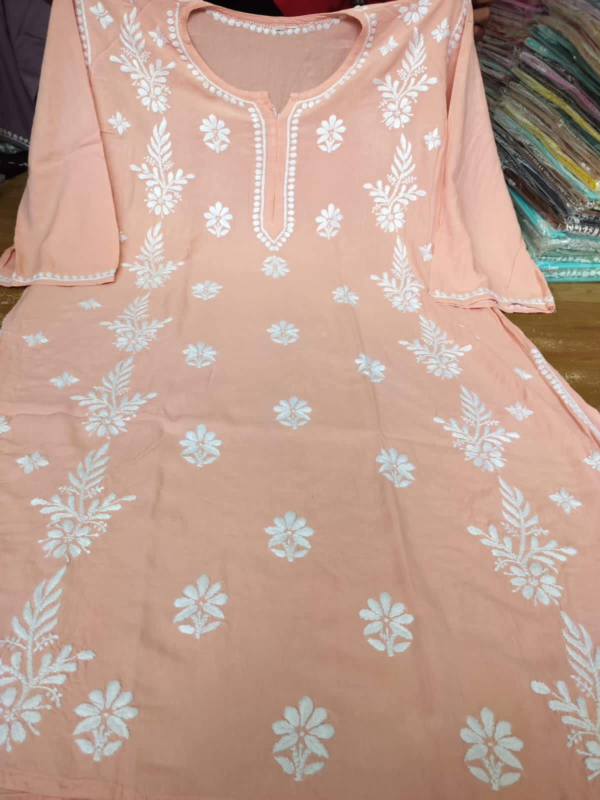 Plus size rayon kurta