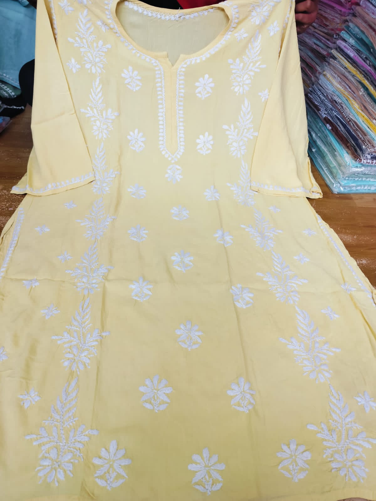 Plus size rayon kurta