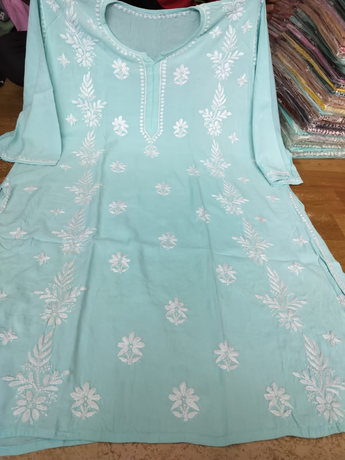 Plus size rayon kurta