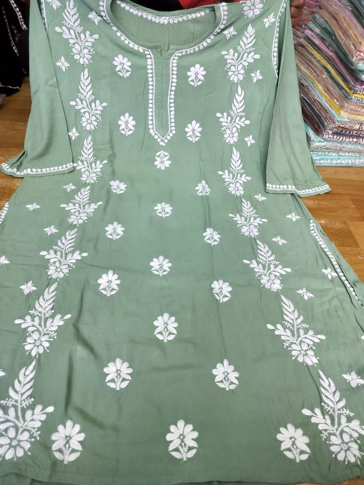 Plus size rayon kurta