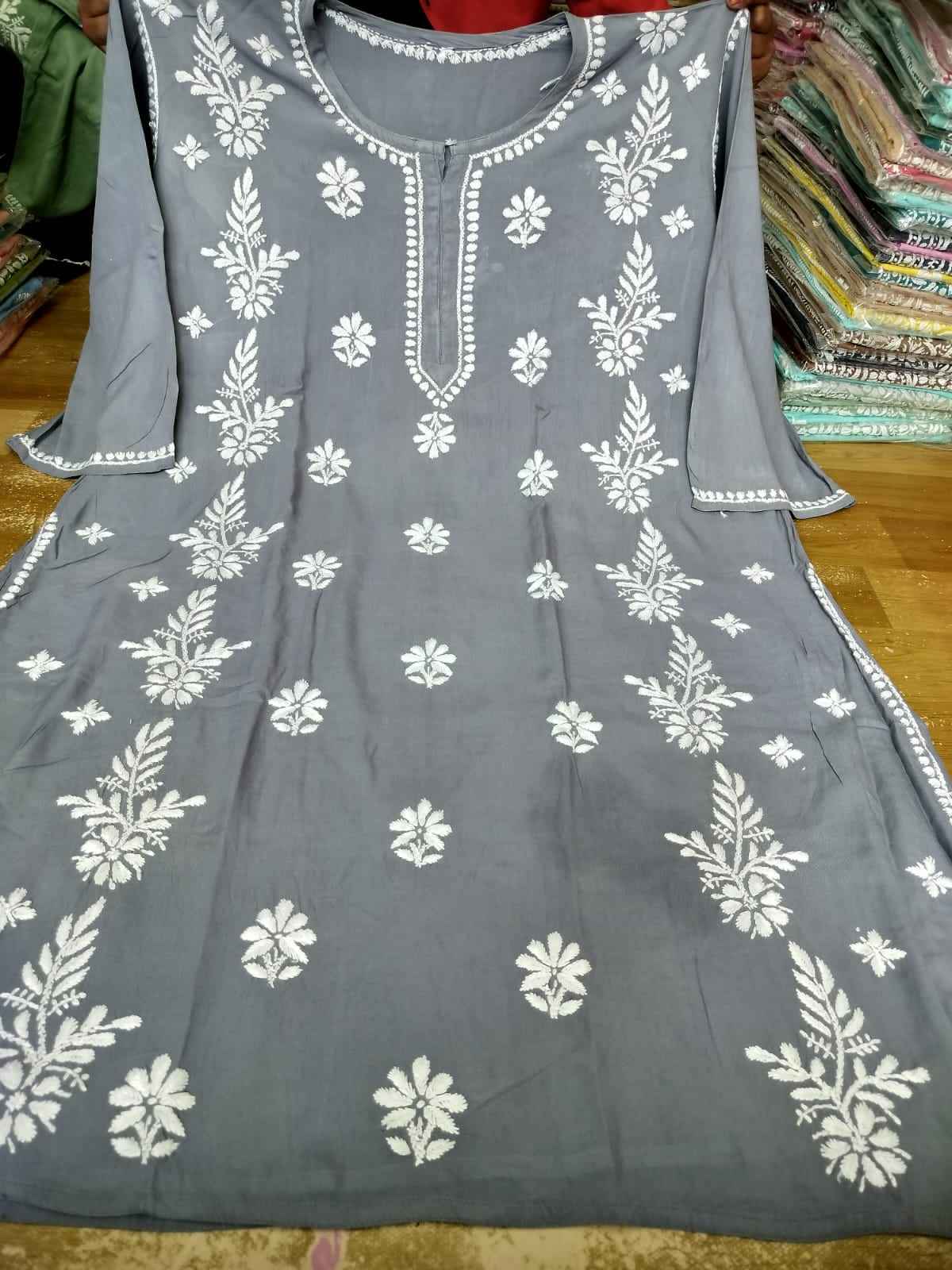 Plus size rayon kurta