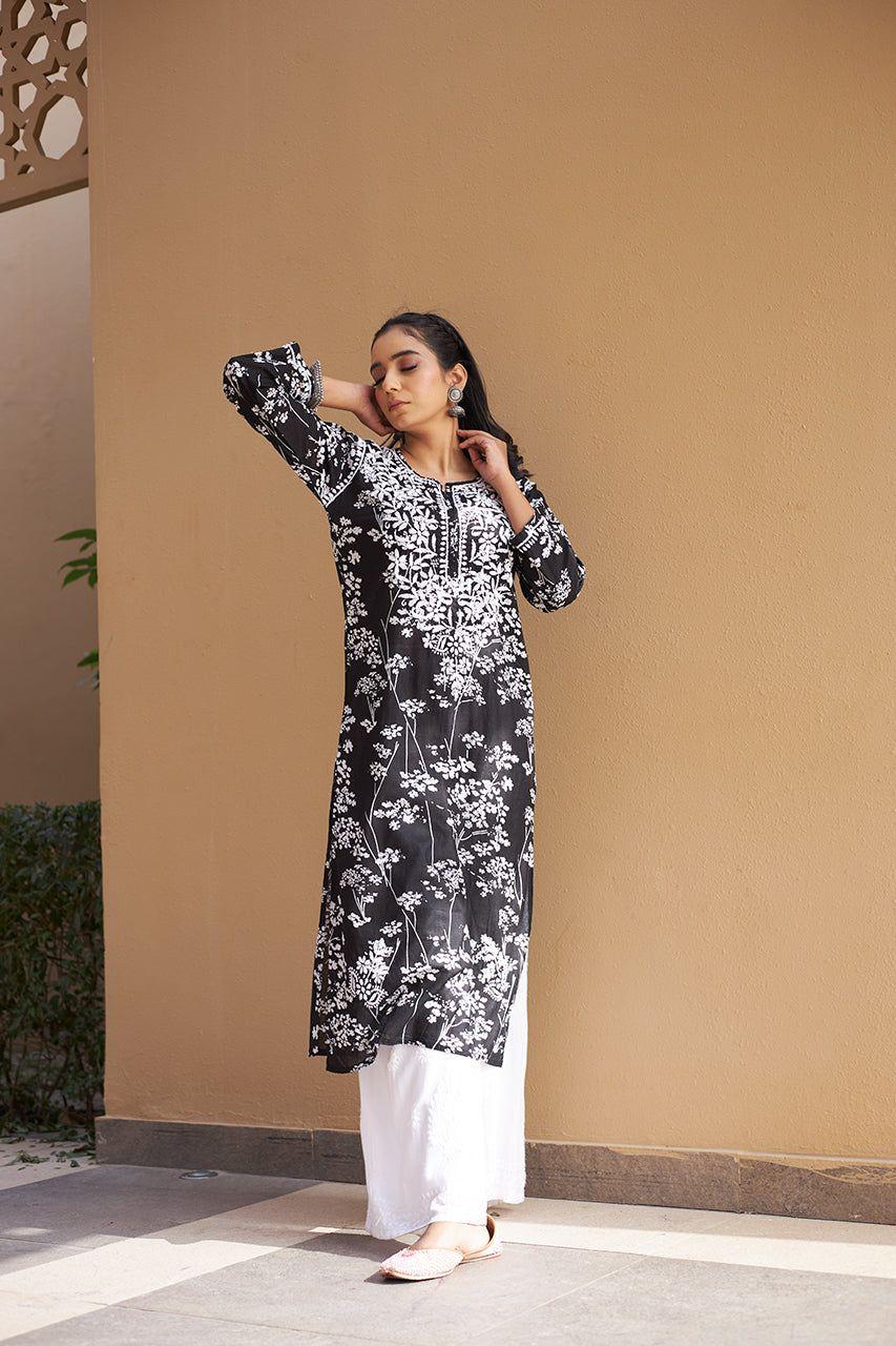 Mul Mul Kurti With Pant