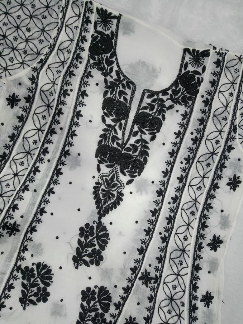 Mul Chanderi Anarkali Dupatta Set