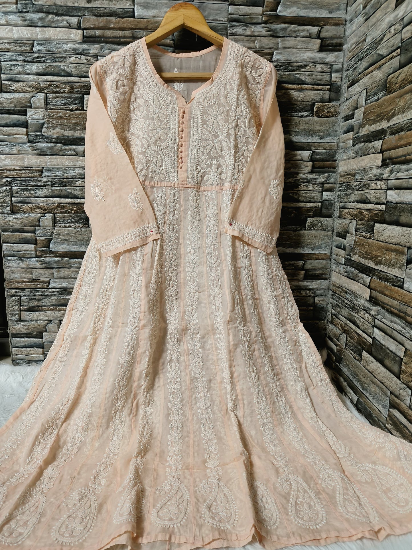 Voil cotton anarkali