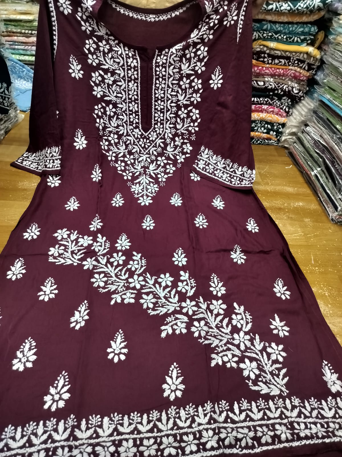 Plus size rayon kurta
