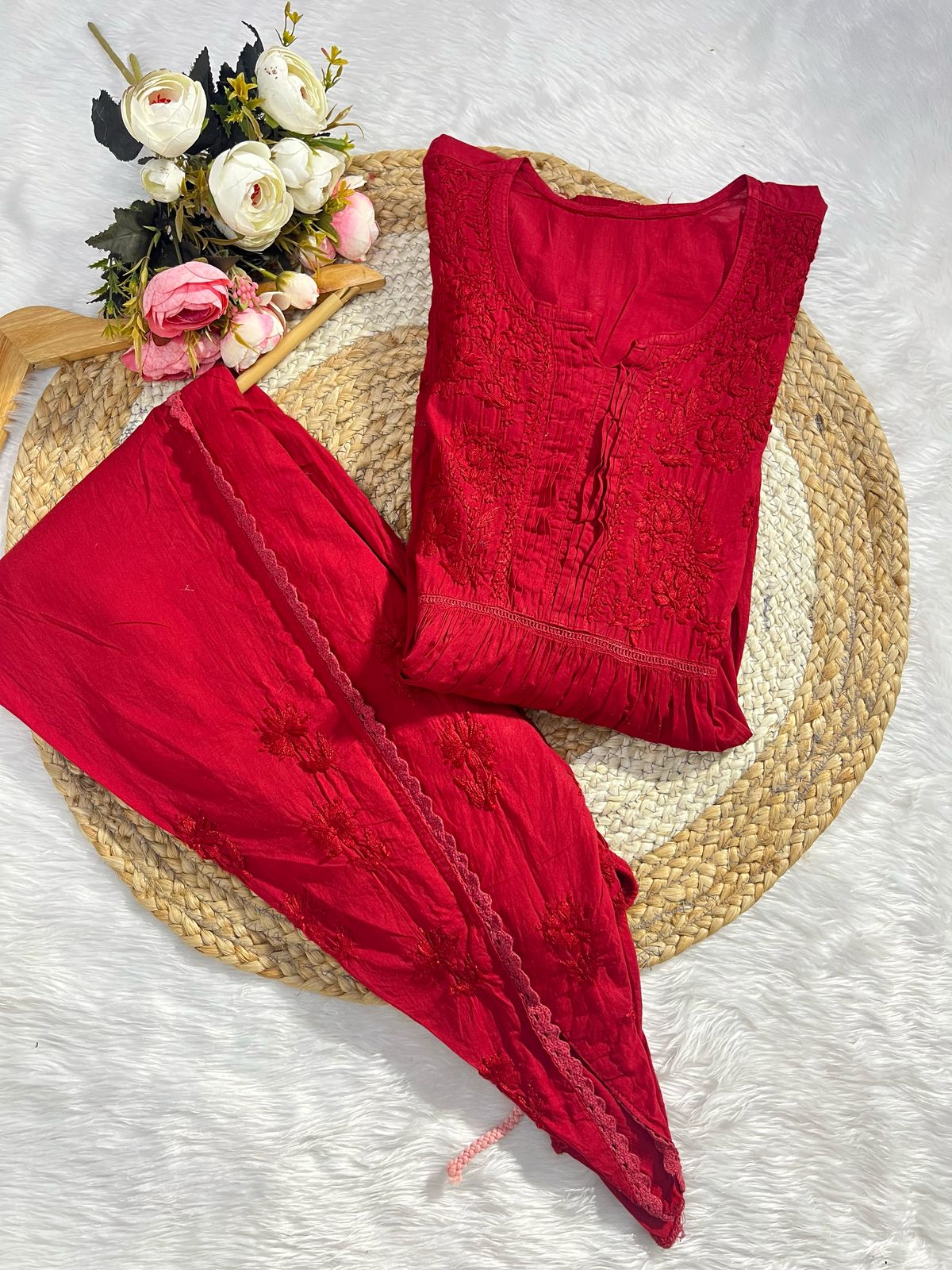 Mal cotton cord set with Tulip pant 2pc set