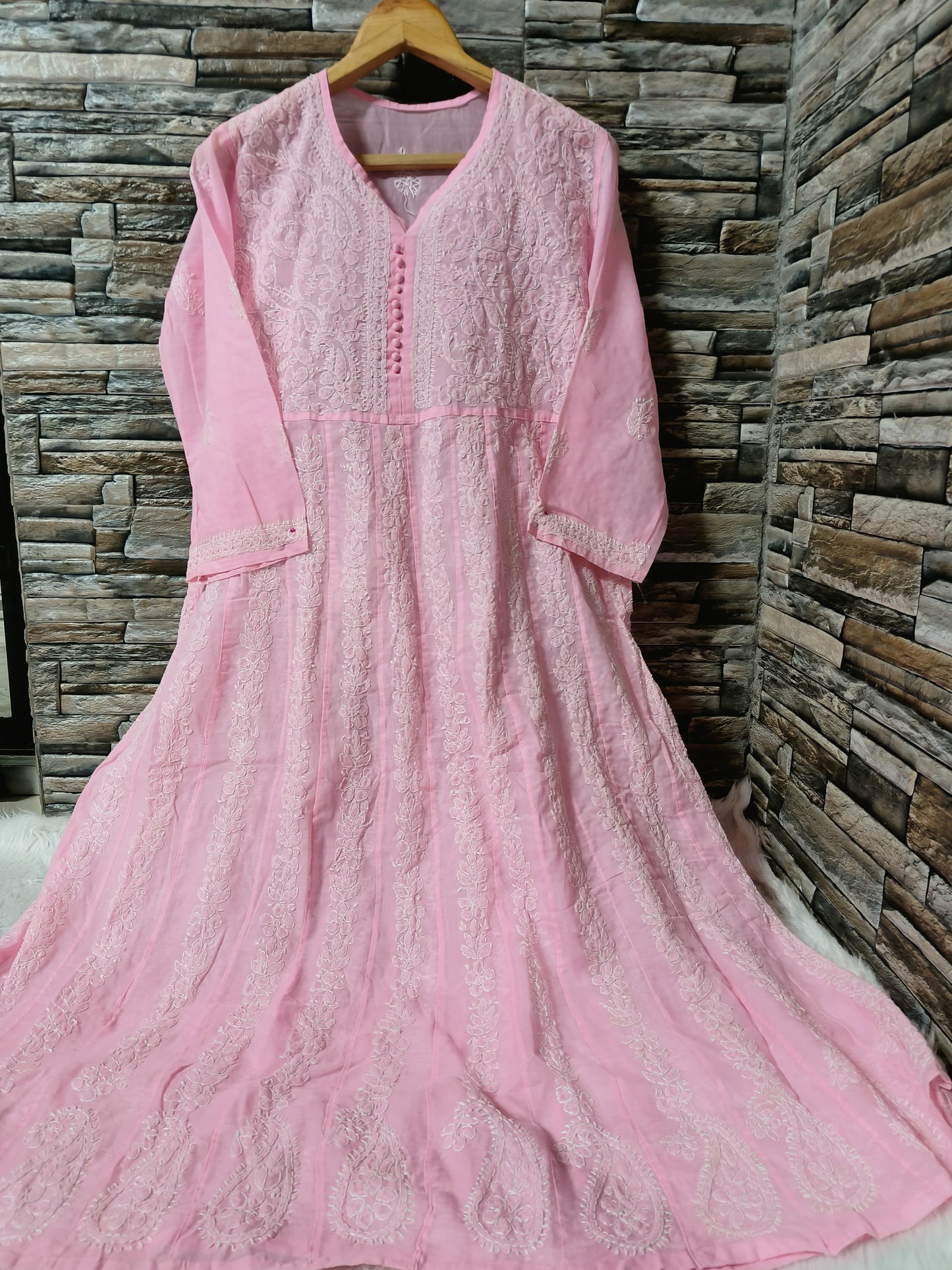 Voil cotton anarkali