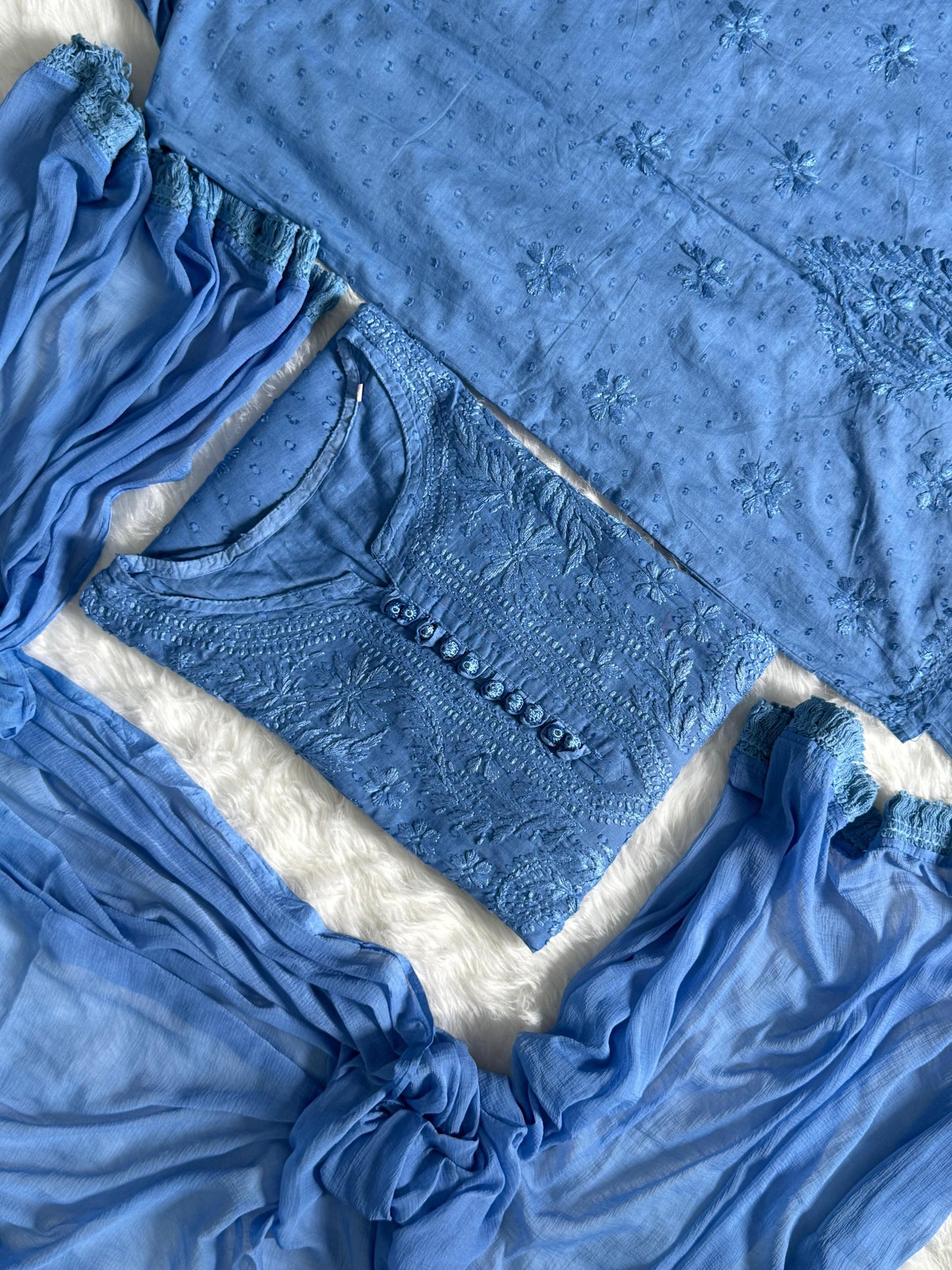 Dobby cotton 3pc plus Size set