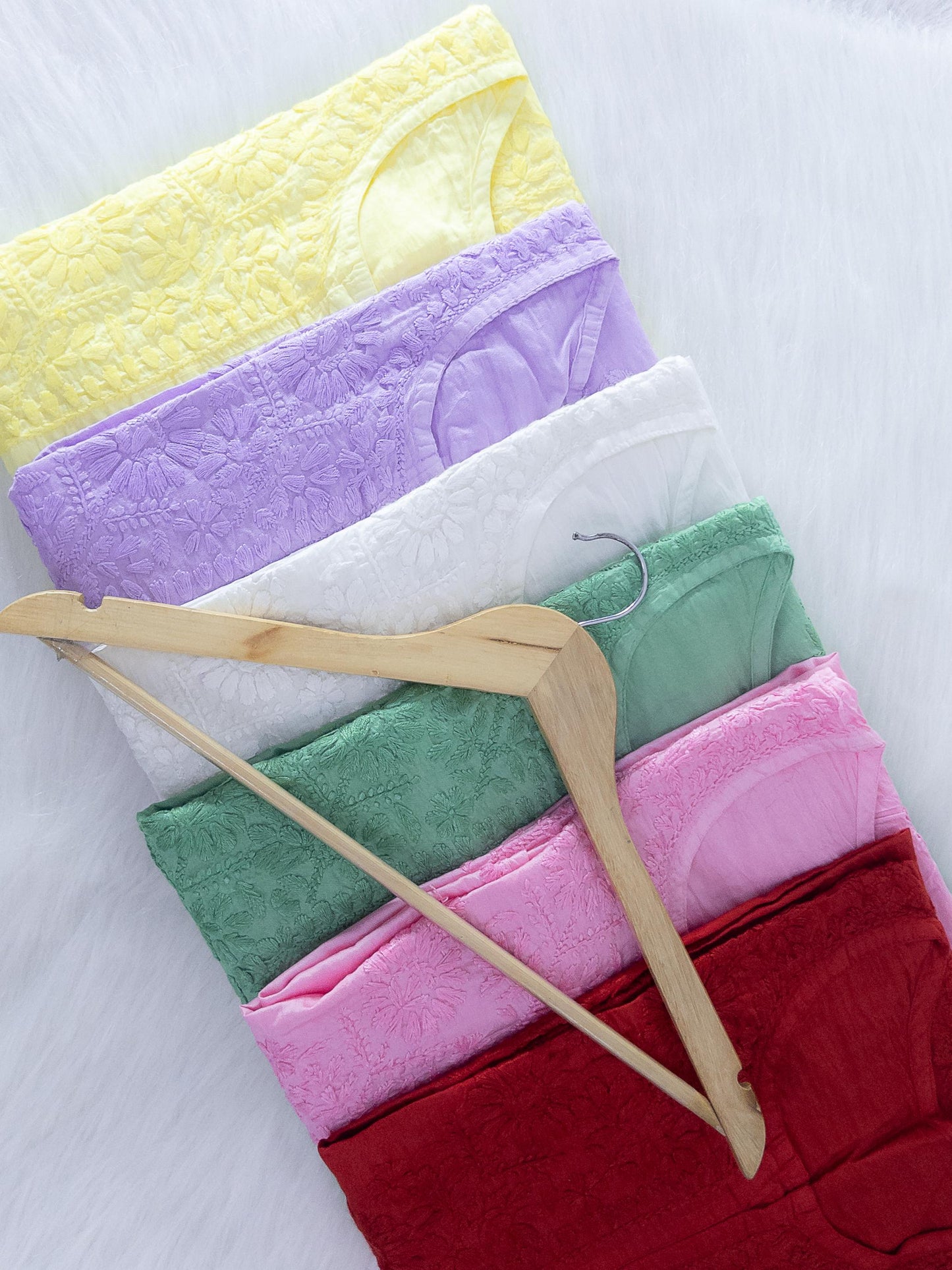 Plus size Chanderi kurta with beautiful handwork chikankari