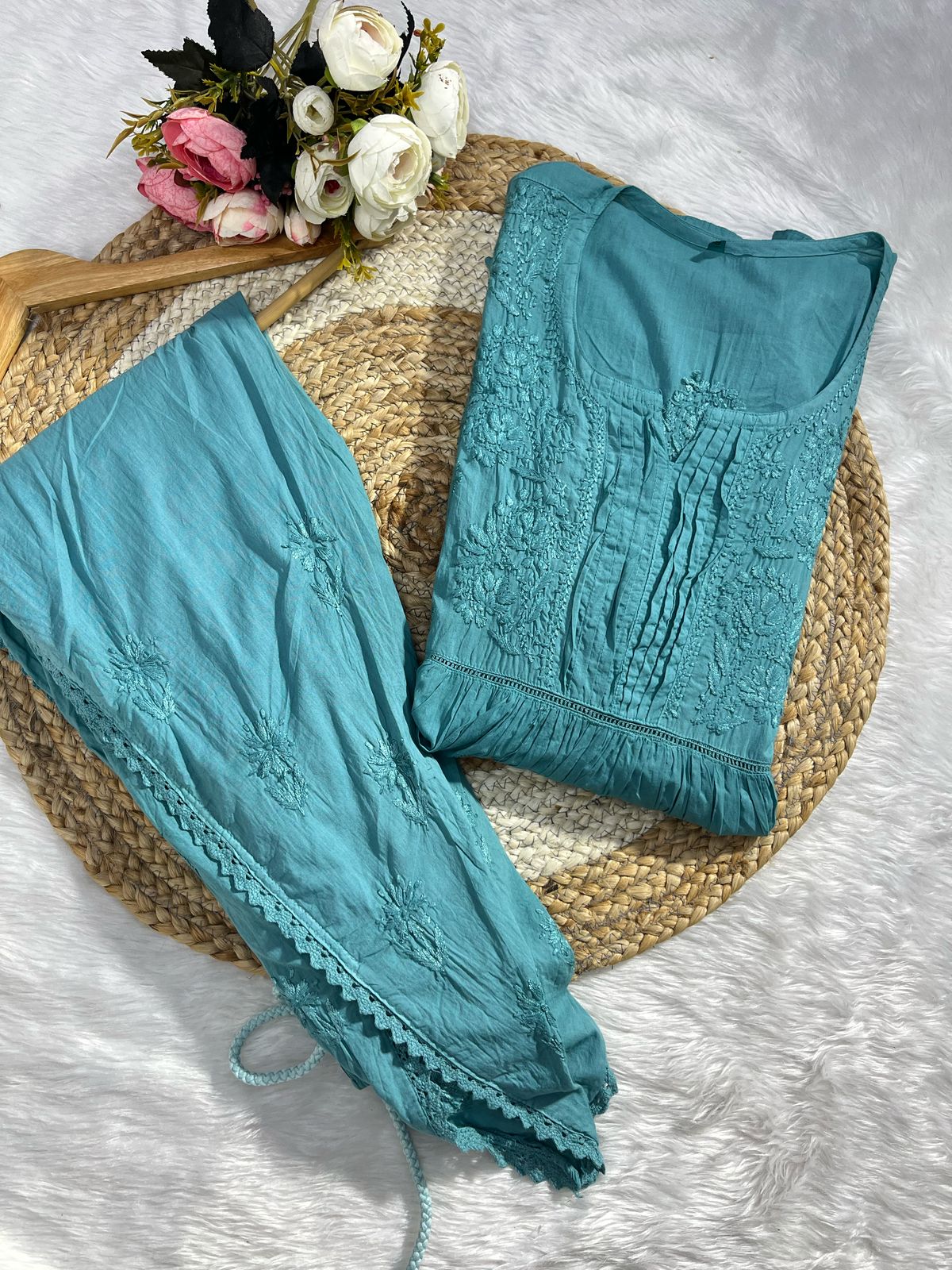 Mal cotton cord set with Tulip pant 2pc set