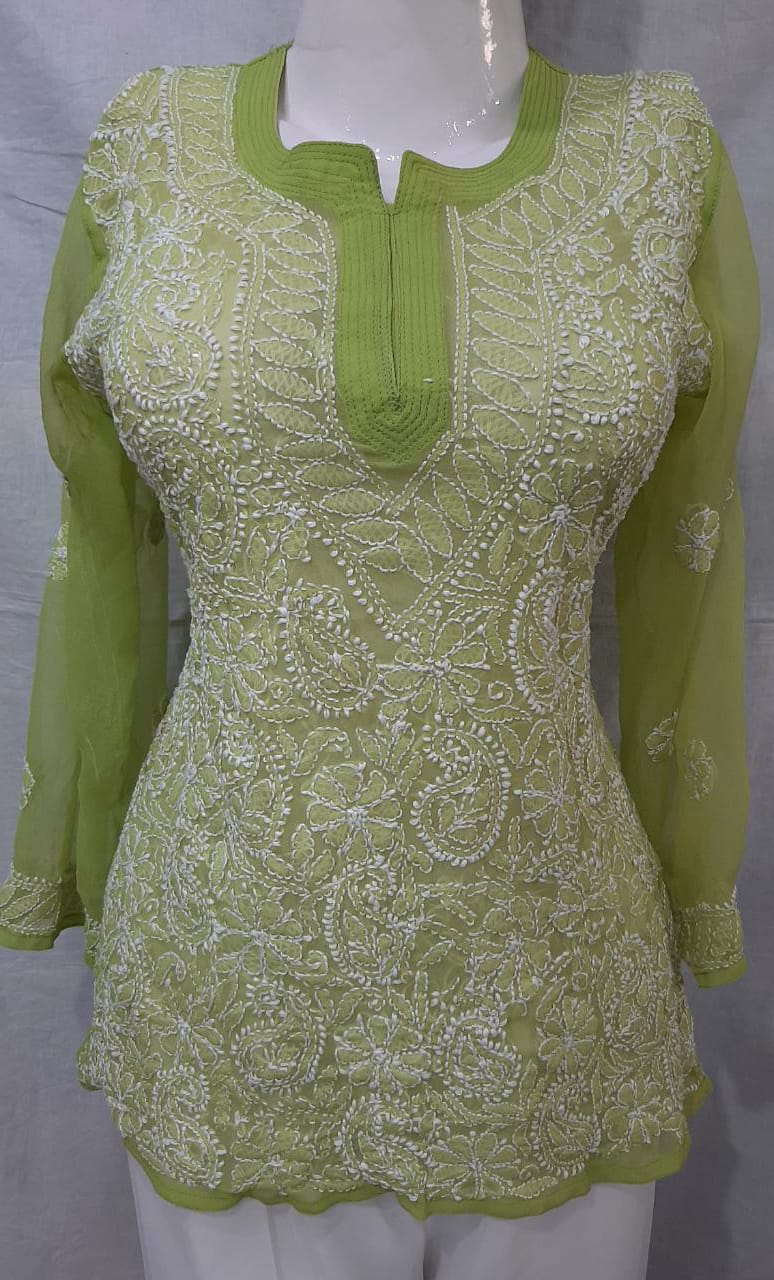 Georgette Short Kurti