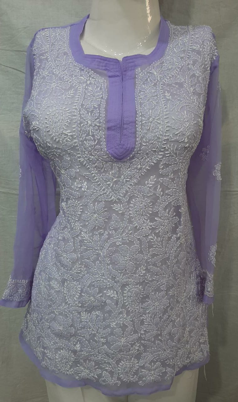 Georgette Short Kurti