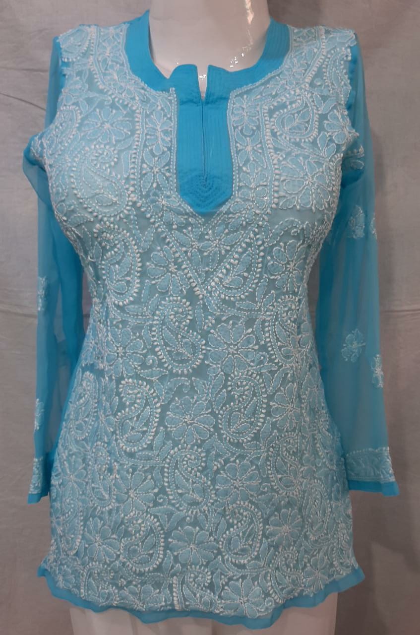 Georgette Short Kurti