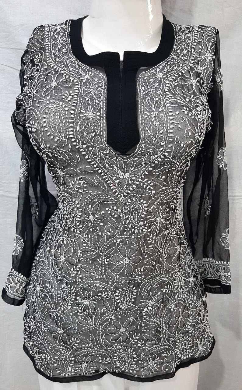 Georgette Short Kurti