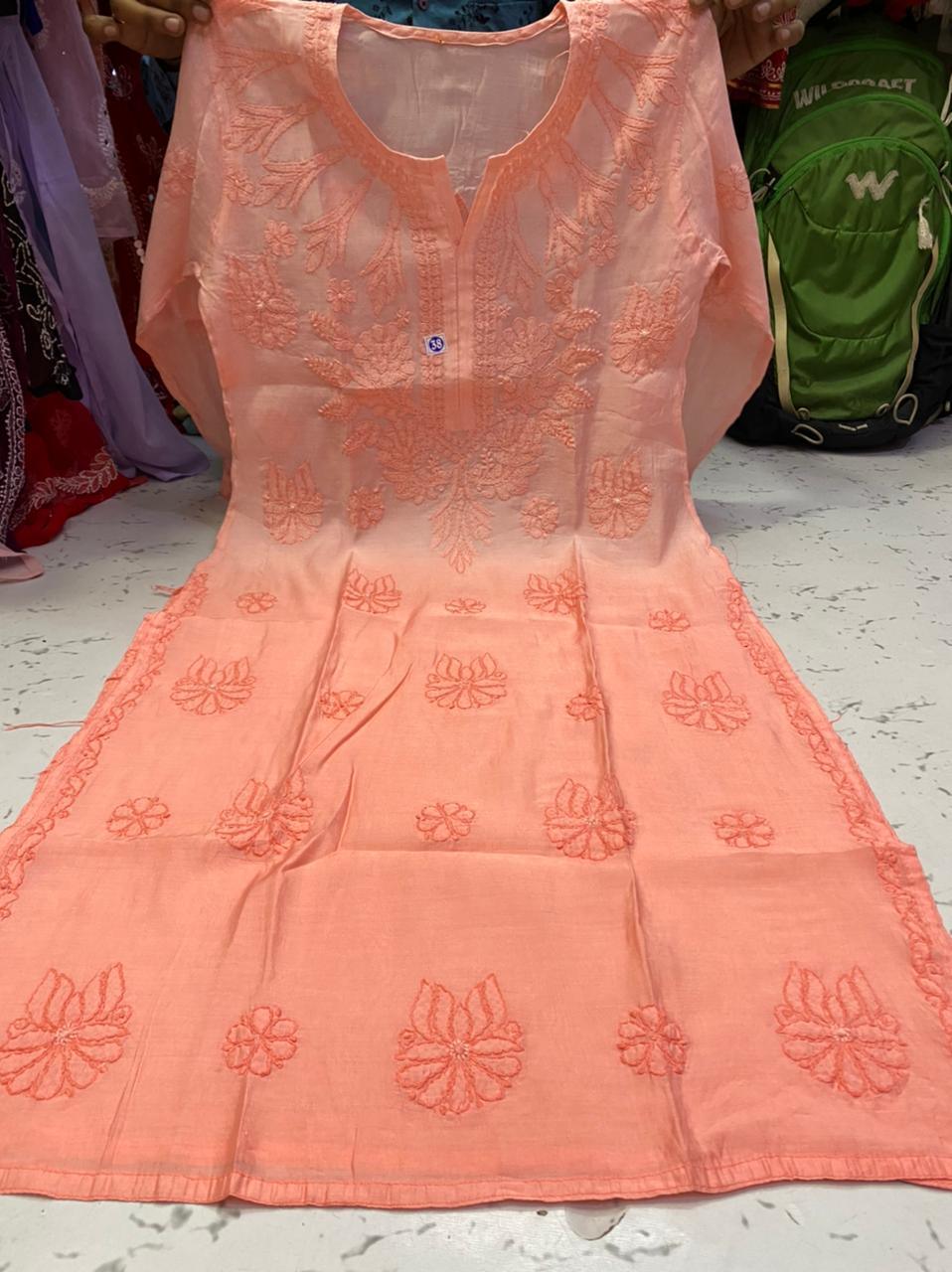 Chanderi Kurti - The Chikan Company