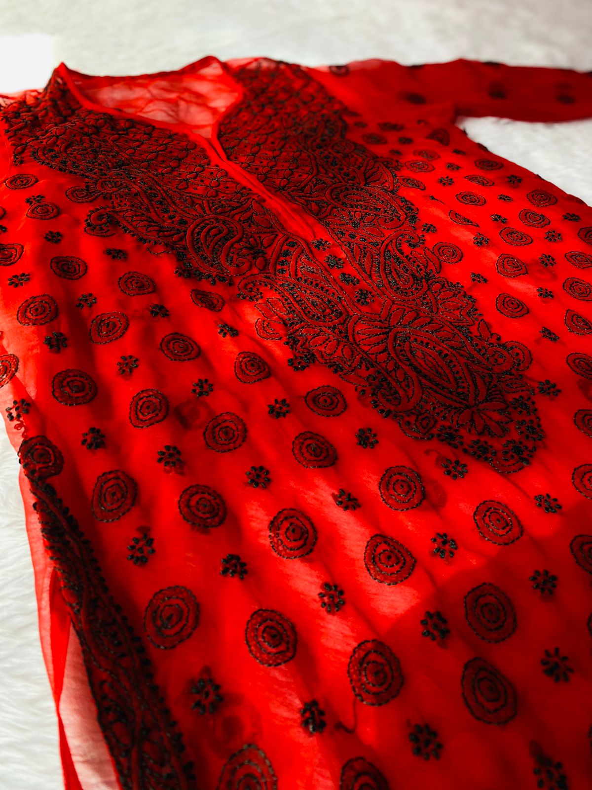 Resham Kurti With Sharara
