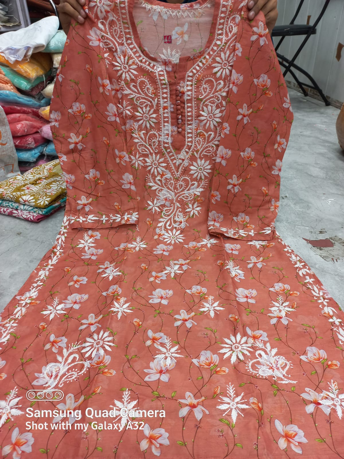 Chanderi Silk Kurti