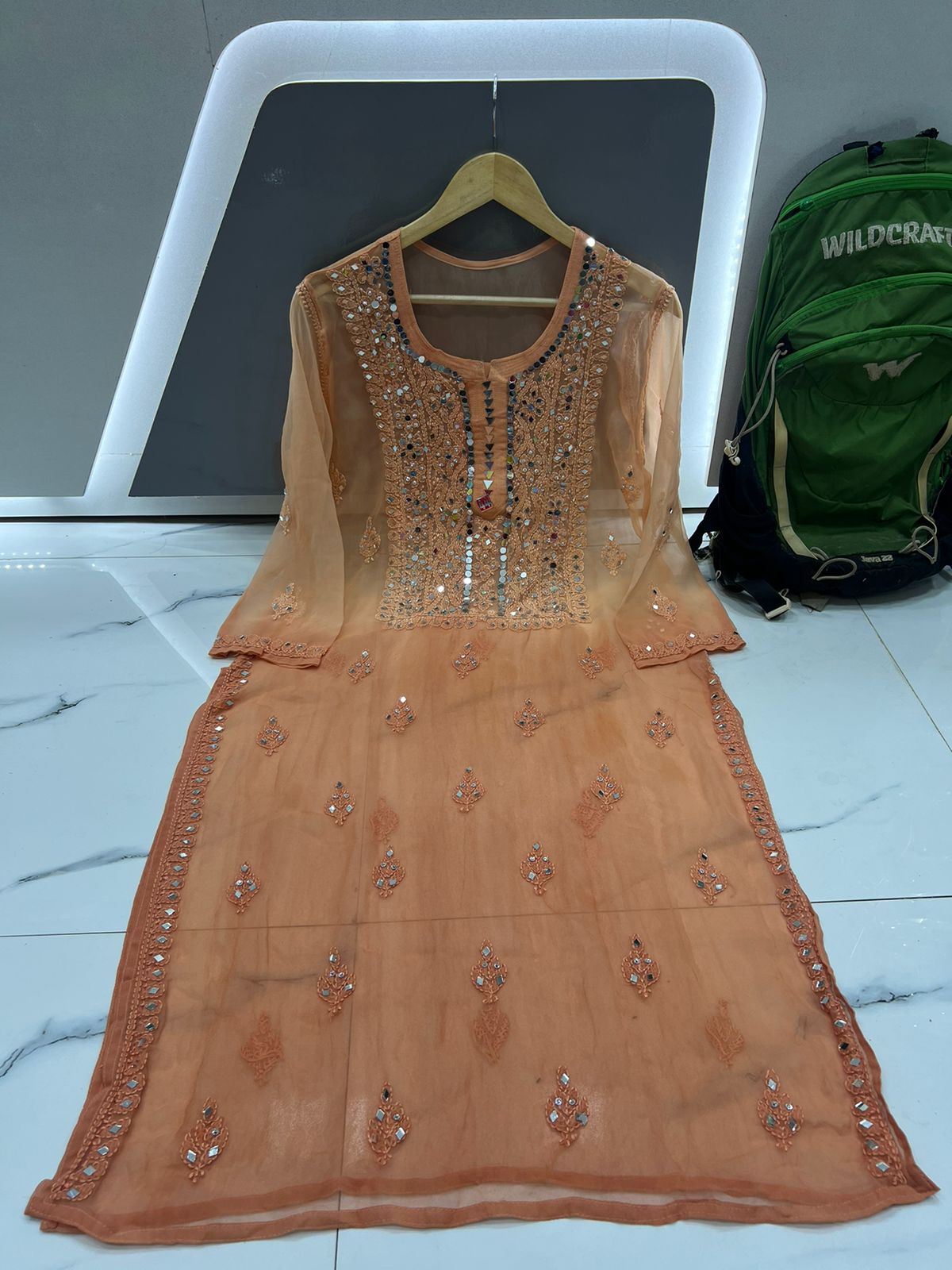 Dye Mirror Kurti