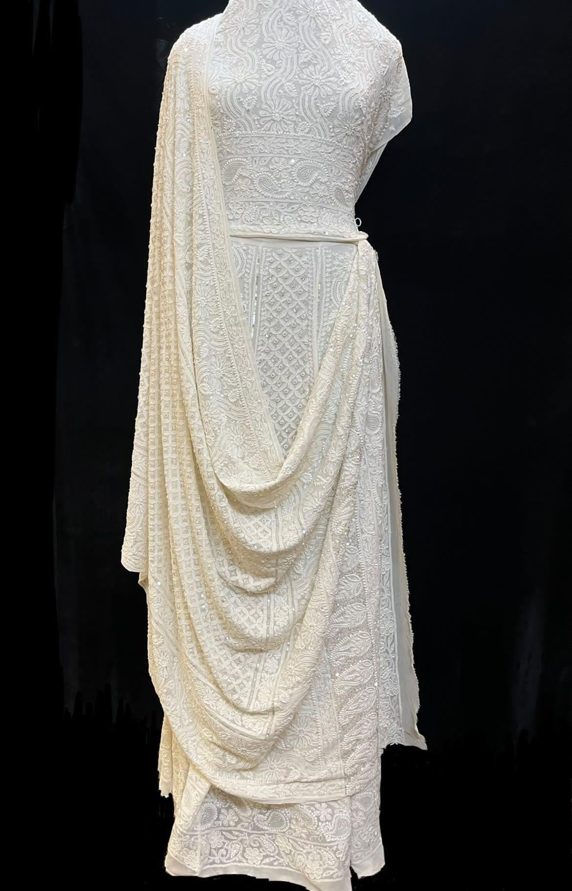 Pure Georgette Lehenga