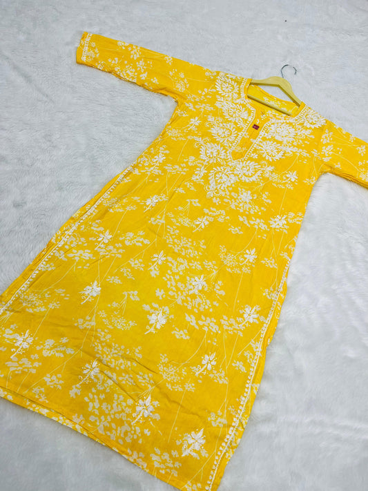 Mul Mul Cotton Kurti