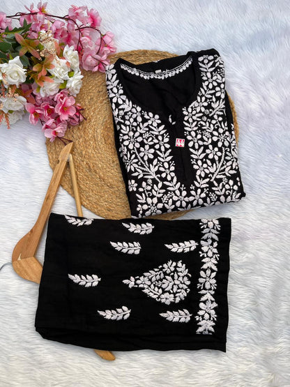 Modal 2pc black set