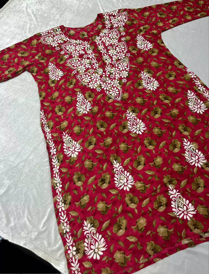 *PLUS SIZE MUL MUL KURTI*