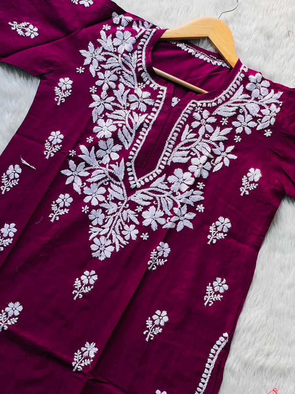 Cotton kurti with pant