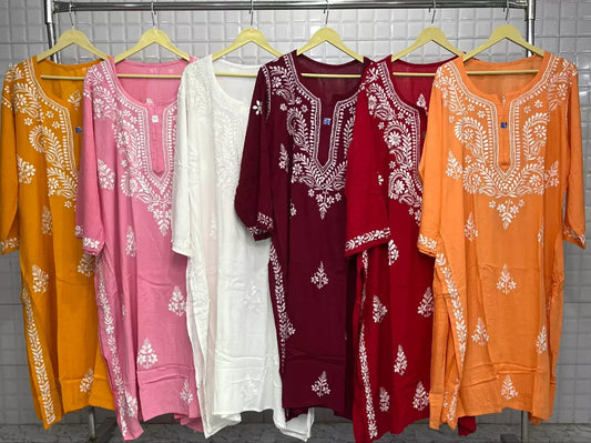 Plus size rayon kurta