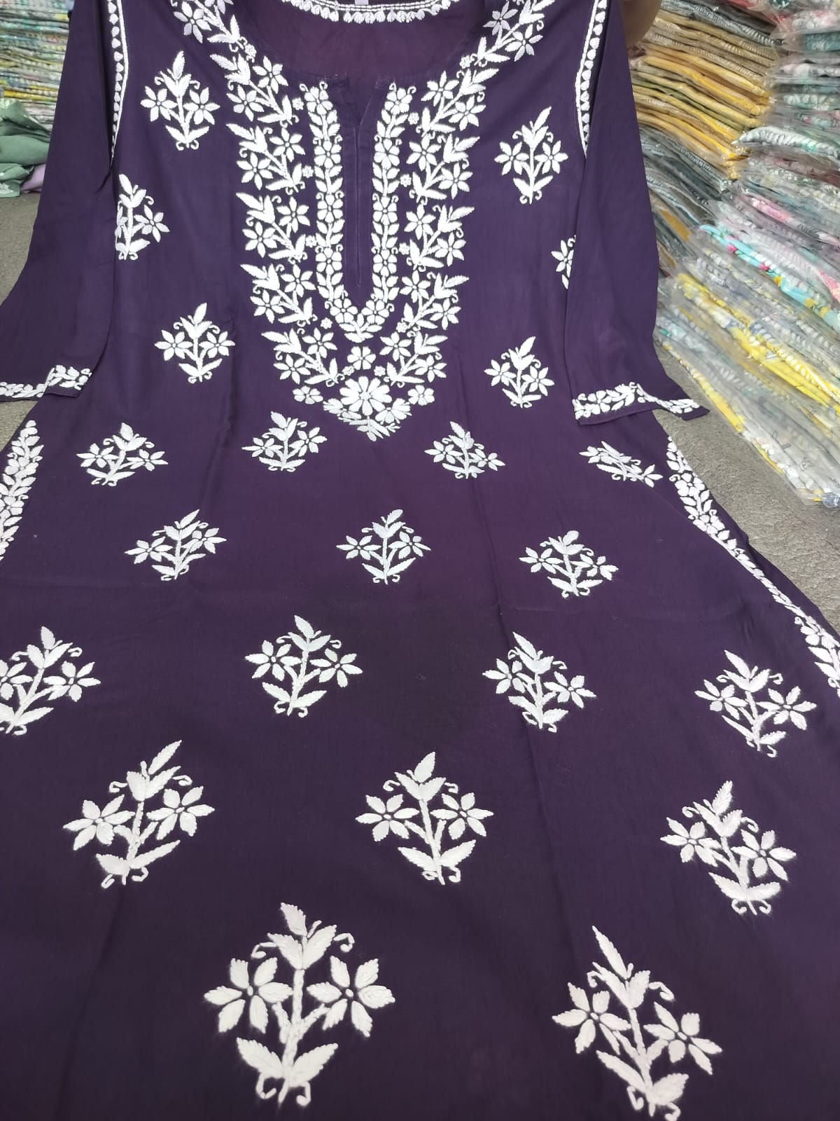 Plus size rayon kurta