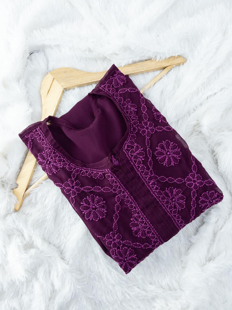 Georgette nyra kurta