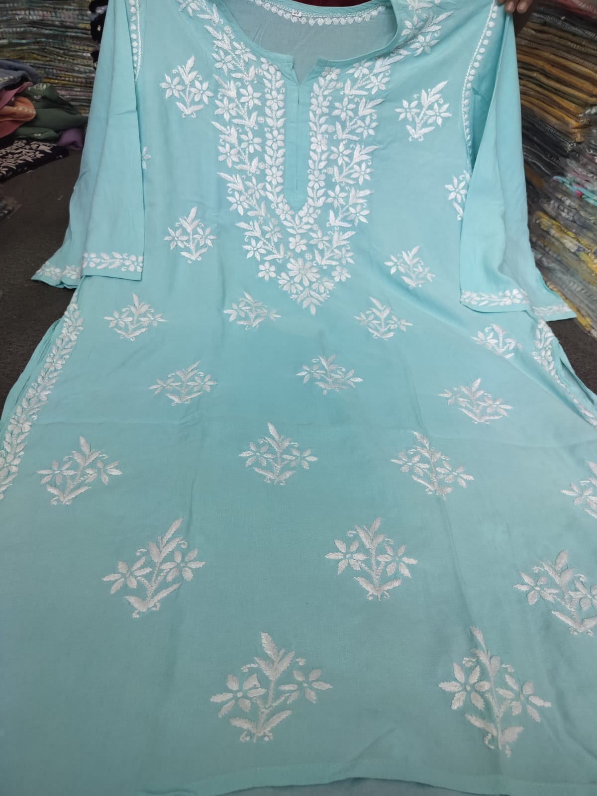 Plus size rayon kurta