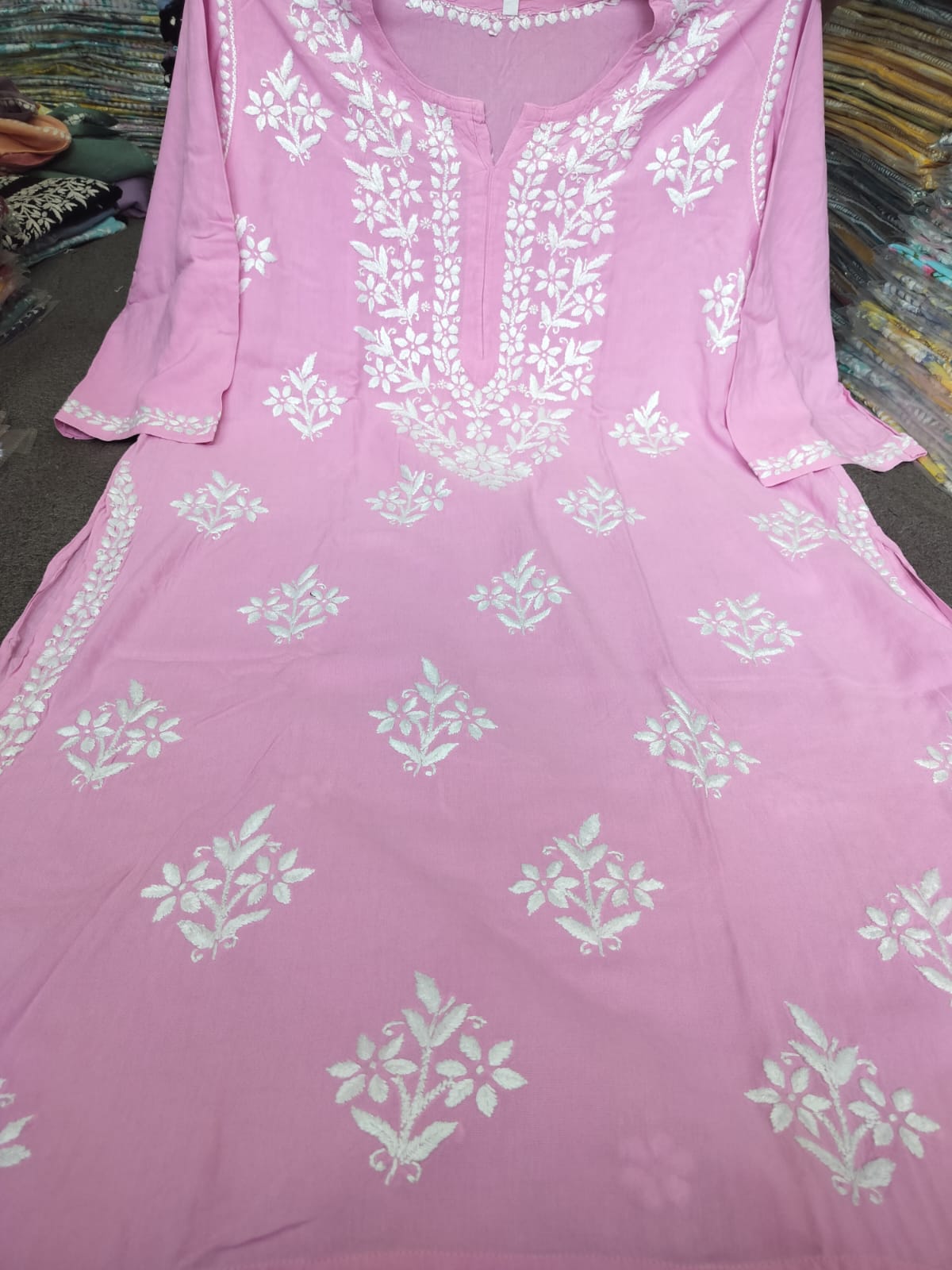 Plus size rayon kurta