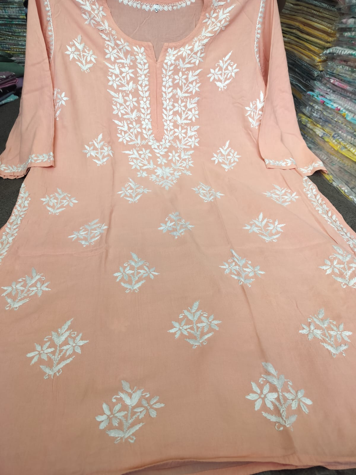 Plus size rayon kurta