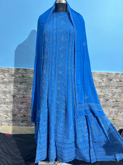 Viscose anarkali with Dupatta unstitched