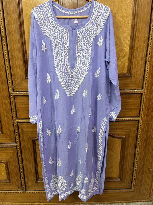 Lavender Rayon Plazzo Set