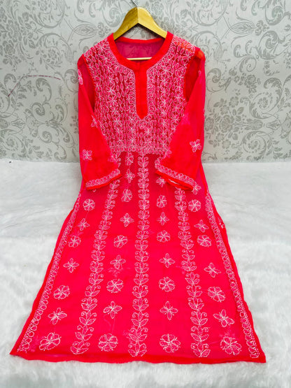 Yog Pattern Kurti