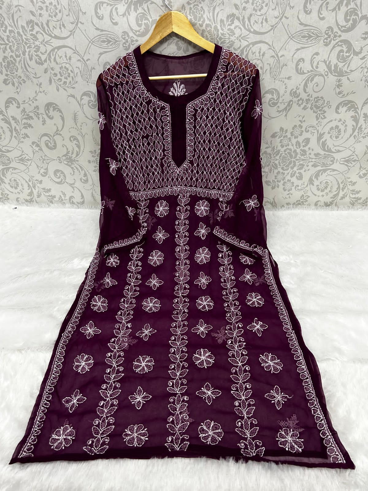 Yog Pattern Kurti