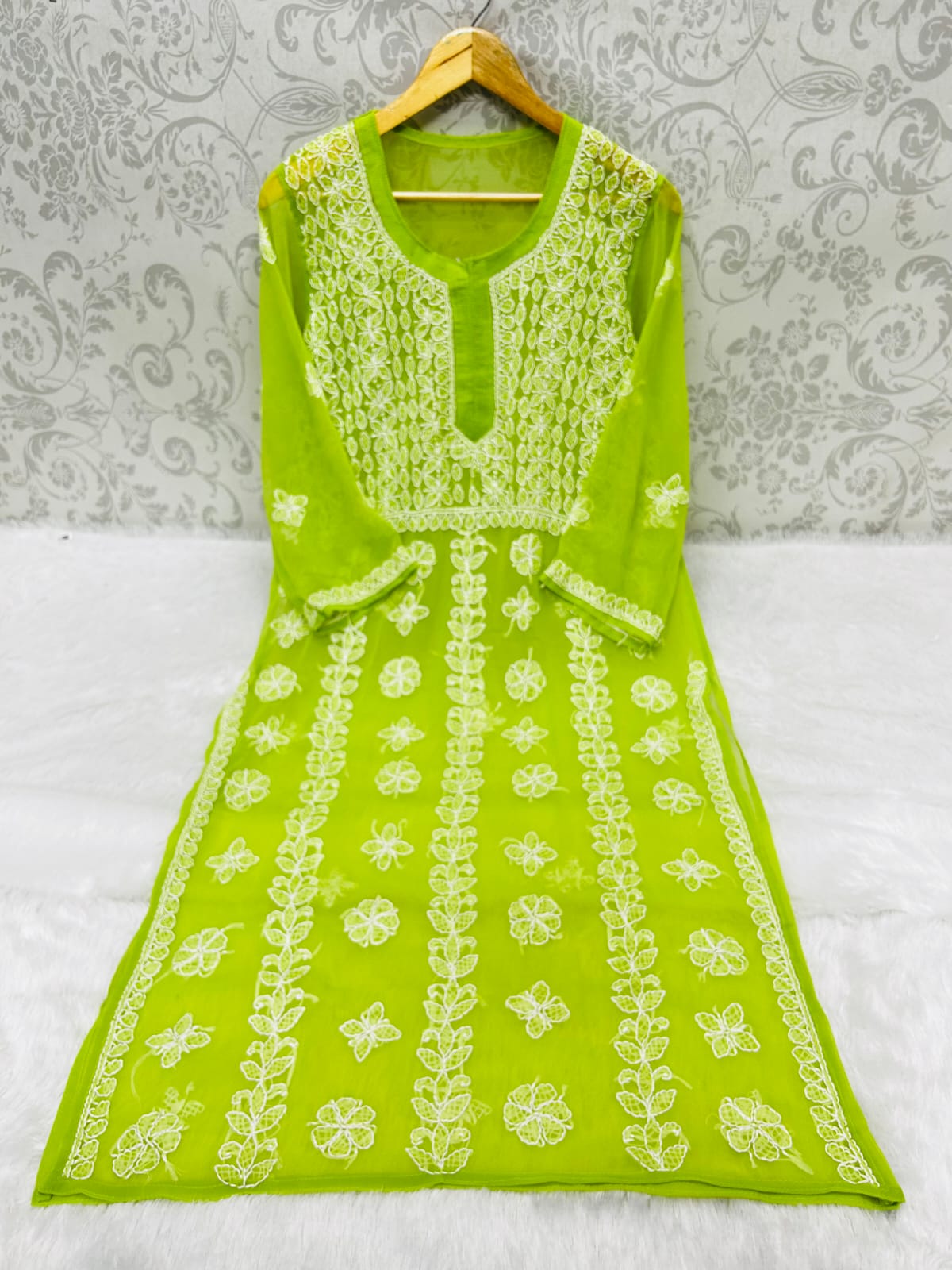 Yog Pattern Kurti