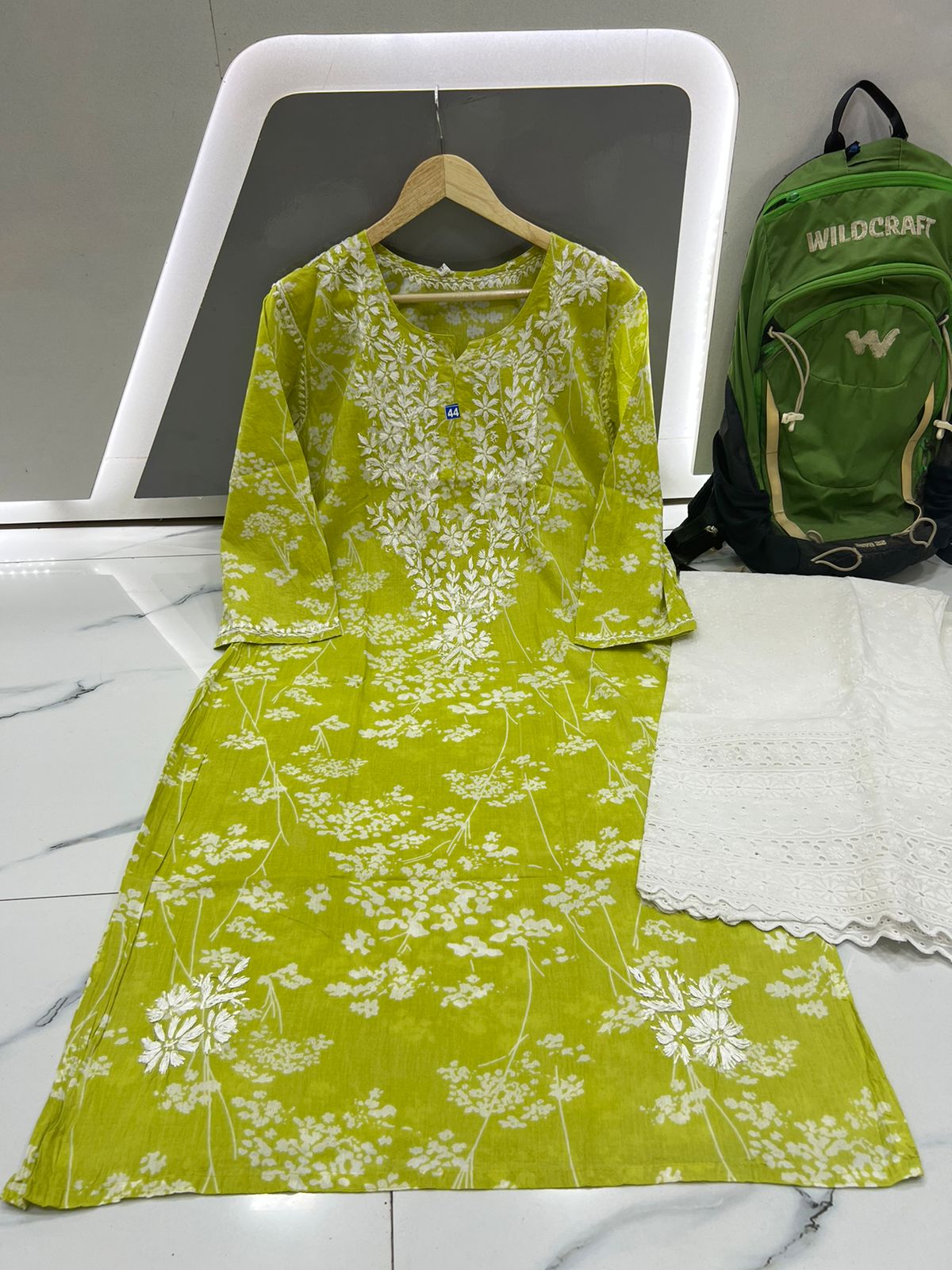 Soft Mul Mul kurti With Hakoowa Palazzo