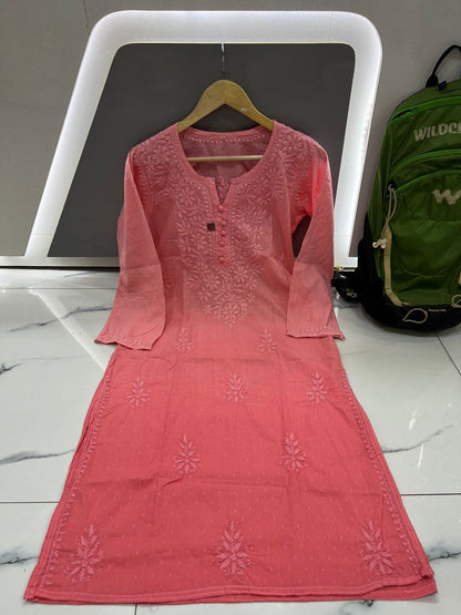 Dobby Ombre Cotton Kurti