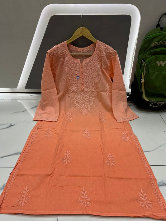 Dobby Ombre Cotton Kurti